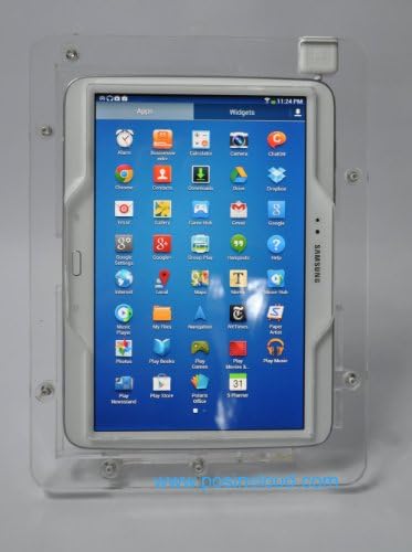 Tabcare compatível com Samsung Galaxy Tab Pro 10.1, Galaxy Note 2014 Edição Clear Acrílica Gabinete de Segurança com