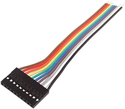 Aexit fêmea 10p Acessórios de áudio e vídeo Jumper Cable Wire Pi Pic Pão Conectores DIY e adaptadores de 10 cm de comprimento