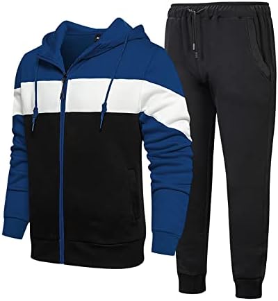 Men do traje, roupa casual para mouros atléticos Suits de jogging conjuntos 2 pcs 2 peças de suor atlético com capuz