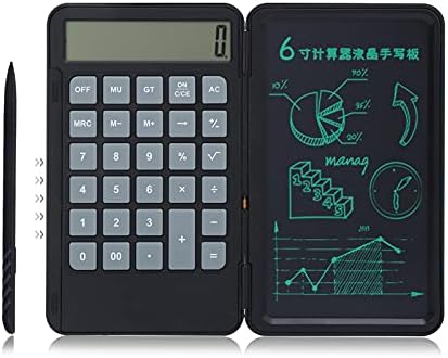 Calculadora de mesa com tablet de escrita, LCD 12 dígitos Exibir calculadora Carregável com quadro de caligrafia