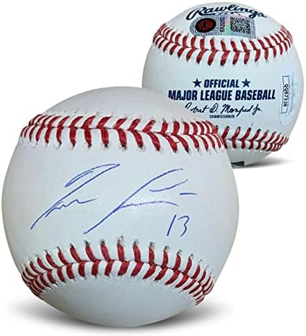 Ronald Acuna Jr autografado MLB assinado Baseball JSA COA com vitrine UV - Bolalls autografados
