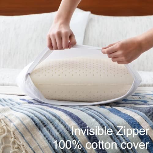 Almofado de látex de talalay , travesseiro de látex extra macio para dormir, travesseiro de cama para dormir de costas,