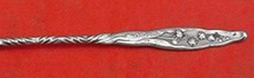 Lily of the Valley bithando Sterling Silver Pickle Fork 3-Tine com Twist 10