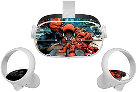 Red Spider Hero filme Oculus Quest 2 Skin VR 2 Skins Headsets and Controllers Sticker Protetive Decal