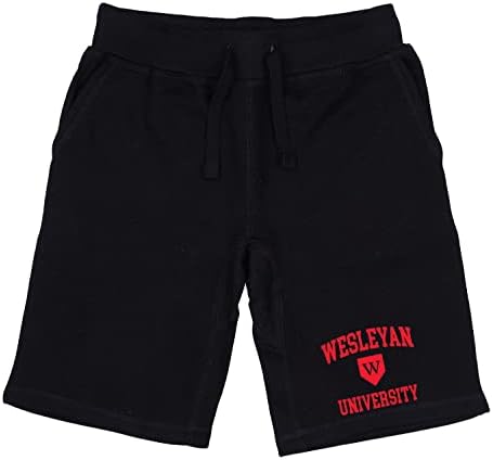 Wesleyan Cardinals Seal College College Fleece Shorts