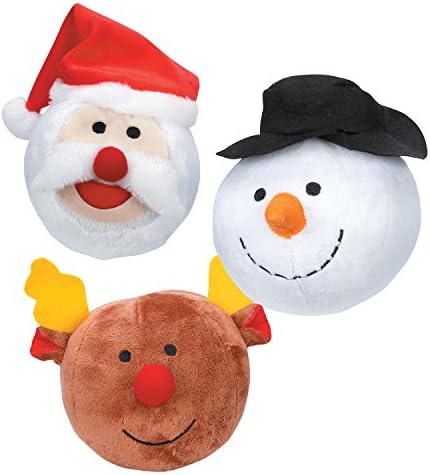 Grriggles Snowball Gang Dog Toys, boneco de neve de 5