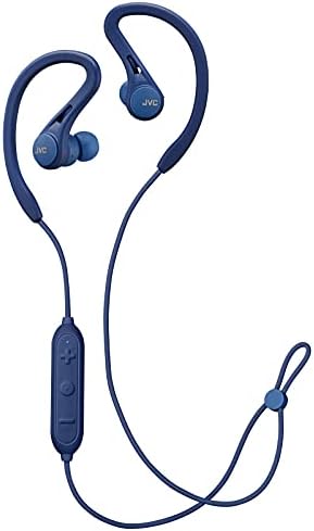 JVC HA -EC25WA Sports Wireless fones de ouvido - em fones de ouvido Bluetooth com pivô e slide