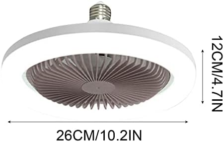 Ventilador de teto com luzes de teto de teto de baixo perfil leve e fechado com controle remoto, led de lâmpada LED com kit