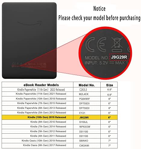 Caso Kindle Paperwhite para a 11ª geração ereader, 6,8 ”2021 Edição Kindle Paperwhite Signature Edition - Premium Lightweight