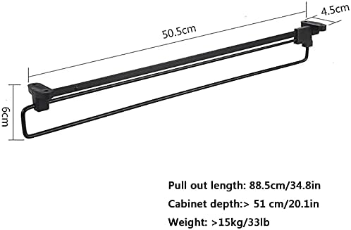 Cabide de roupas ljhss, barra de calças de armário, calça de calça de calça, cabide, organizadores de roupas, para