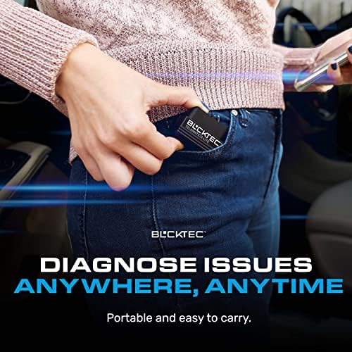BLCKTEC 410 Bluetooth OBD2 Scanner Ferramenta de diagnóstico - Scanner de diagnóstico de carros para todos os carros