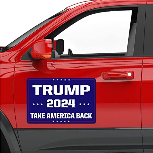 Anoer Trump 2024 Take America Back Car Door Magnet Sticker Decal