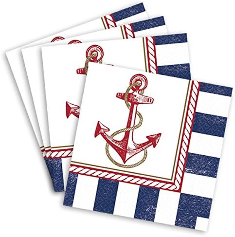 AMScan Anchors Aweigh Party Luncheon Nabinet, 16 PCs