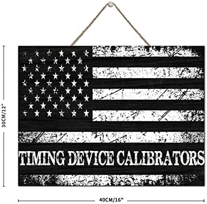 Ajustadores de dispositivos de cronometragem de placa de madeira Ajustadores dos EUA Citação inspiradora decoração de arte de parede