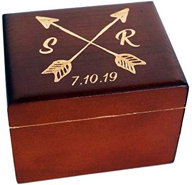 Aguarde a caixa de relógio de madeira gravada personalizada personalizada, estojo de relógio personalizado, organizador