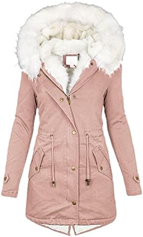 Twgone feminino casacos de inverno Moda de penas quentes plus size cor de cor de luva longa de cor de luva longa de manga comprida