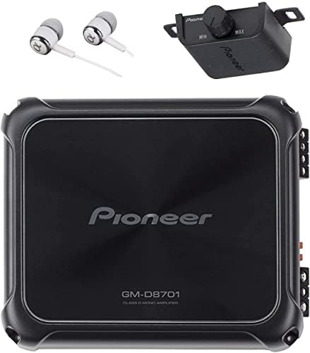 Pioneer GM-D8601 Classe D Mono amplificador com Bass Wired Boost Remote Remote