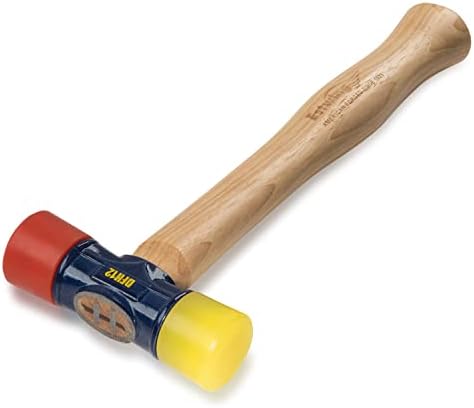 Estwing - DFH -12 Mallet de borracha - Hammer de 12 oz, DFH12, Black Red & Yellow & Roberts - 44494 Roberts 10-25 Bloco de