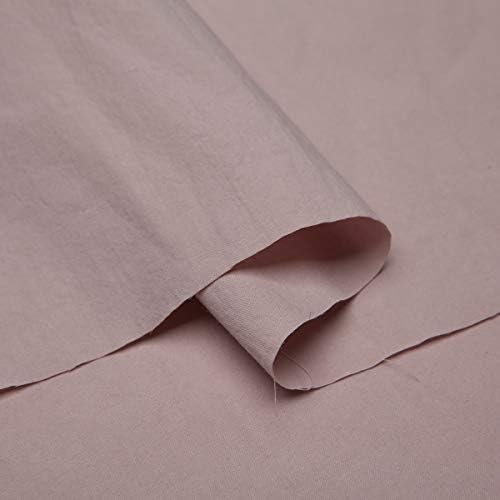 Tecido de algodão puro sólido lavado em areia para decoração de casa, travesseiro, colcha, camisa, calça, largura de 59 , artesanato