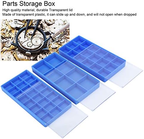 Caixa de armazenamento do compartimento, caixa de armazenamento de peças Plastic Organize Peças pequenas, Ferramentas de Reconhecedores