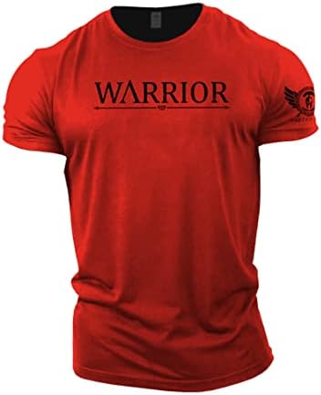 Ginástica Guerreiro - T -shirt de academia Spartan para homens de fosca de pesagem de pesagem do homem de treinamento Top Active