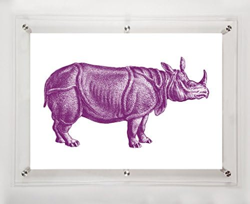 Rhino Violet, 9x12in.