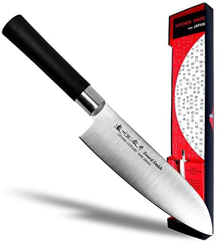 Seki Japan Masamune, faca de cozinha de utilidade japonesa, aço inoxidável wa santoku faca, alça de pp, 6,7 polegadas