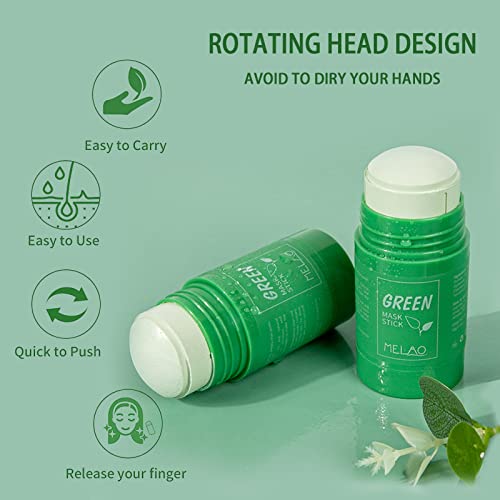 Noe Dreaming Green Tea Mask Stick, limpeza profunda, removedor de cravos, hidratação e iluminação da pele, enriquecida