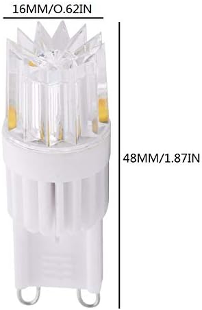 Iluminação LXCOM G9 Bulbo LED 2W Lâmpadas de milho LED Bulbos de cobre advertível G9 Bulbos de lâmpadas LED Substitua 20W Lâmpadas