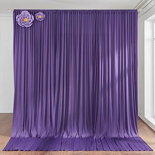 Cortina de cortina de pano de pano de marfim de 30x10 pés de espessura cortinas de casamento de festas para festas de aniversário para chá de bebê