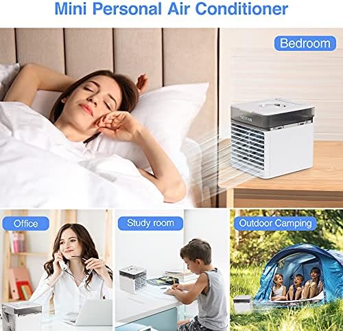 Konpe Personal CA Air Conditionners Mini ar condicionado portátil ventilador AC Small AC Desktop Refriadores de ar com 3 velocidade