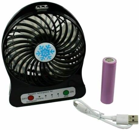 Mini Mini Mini Mini Operado Recarregável do Ventilador LED Mini USB com bateria