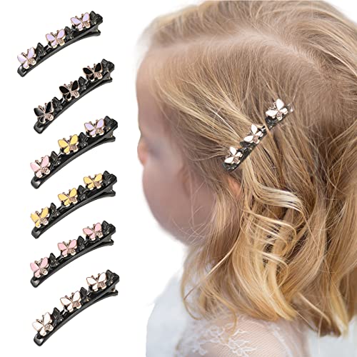 Clipes de cabelo para mulheres, barrette de cabelo com vários clipes com 3 clipes pequenos, acessórios para o cabelo para