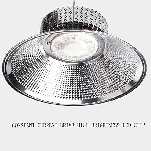 Luz de luz neutra de 4500k Luz de 15 cm Correia de celeiro Luzes de armazém industrial, luz LED High Bay, luzes de teto leve de