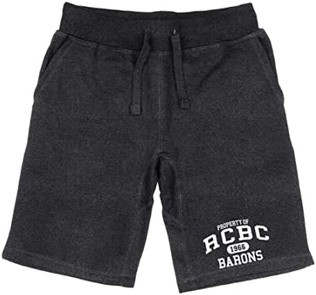 W Republic Rowan College no BC Barons Property College Fleece Shorts de cordão