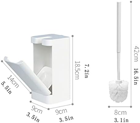 Escova de vaso sanitário guojm pincel de vaso sanitário montado na parede com escova de vaso sanitário de base