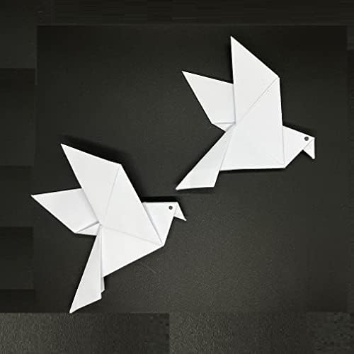 100pcs White Origami Papel Pombas para decorações de festa de casamento rústico