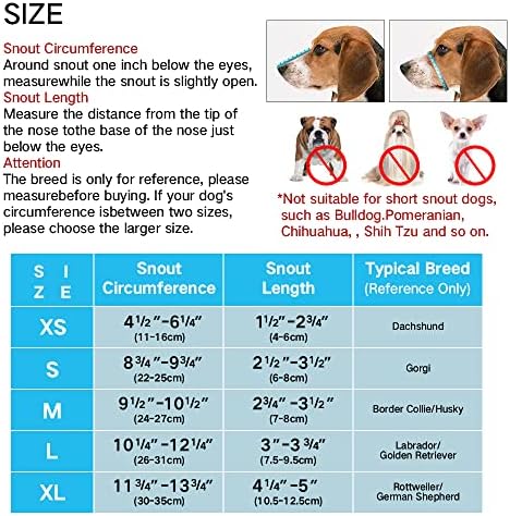 Miavers cão focinho, focinhos cobertos de malha macia para cães pequenos, médios, grandes e X, focinho com tiras ajustáveis, impedir