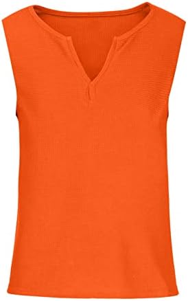 Vestre feminino 2023 sem mangas v algodão -algodão de algodão Camisole Casual Casual Casual Faixa Relaxada Colete Top para Senhoras