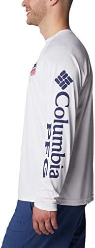 Terminal Men de Columbia Tackle de manga longa camiseta