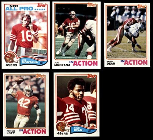 1982 Equipe Topps San Francisco 49ers Set W/O Lott San Francisco 49ers NM/MT 49ers
