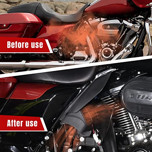 Ventilador do Coolflow para Harley Road Glide, Veisutor Oil Beral Filer com escudo térmico para Harley Touring CVO Road