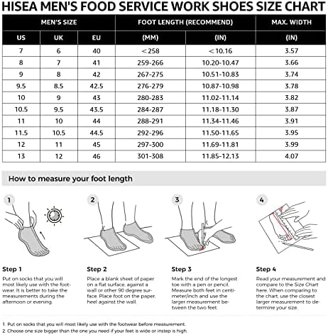 Hissea non Slip Shoes para homens deslizam sapatos de trabalho resistente a homens de alimentação de alimentação masculina para
