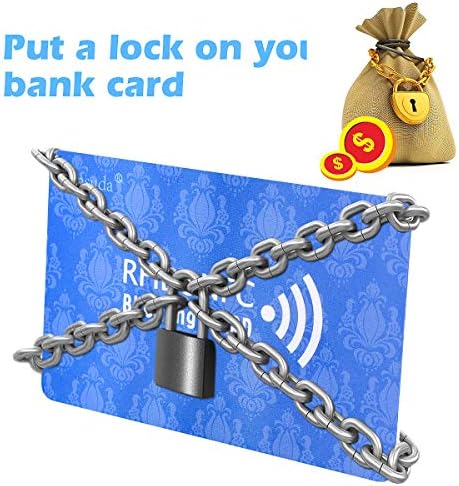 Ansuda RFID Blocking Card, 3pcs Proteção de carteira inteira e escudo da bolsa, bloqueador de protetor de cartão de crédito de