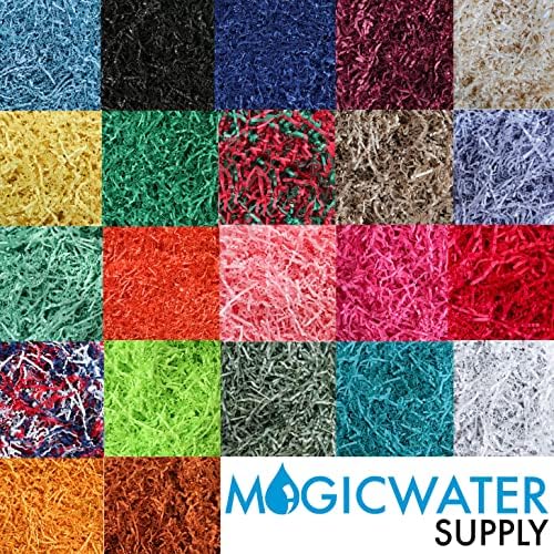 Magicwater Supply Soft & Fin Cut Paper Shred Filler para embrulho de presentes e recheio de cesta - Kraft