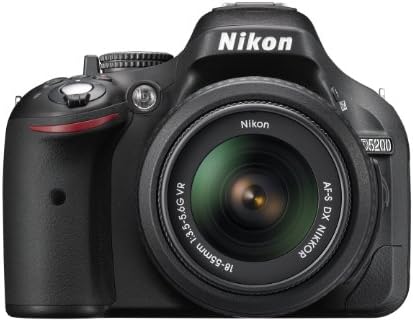 Nikon D5200 24,1 MP CMOS Digital SLR com 18-55mm f/3,5-5.6 AF-S DX VR Nikkor Zoom Lens