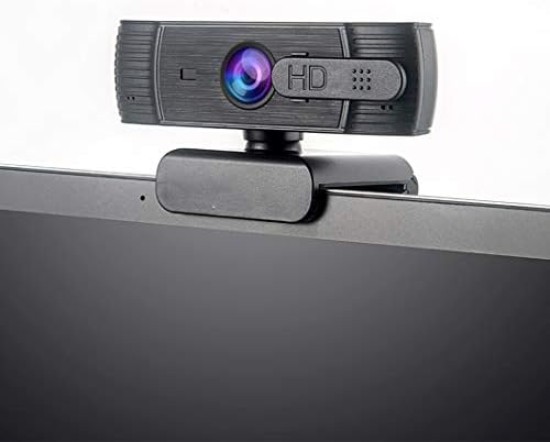 Syth HD Webcam com obturador de privacidade, câmera de streaming de 1080p foco automático, webcam de computador com microfone para