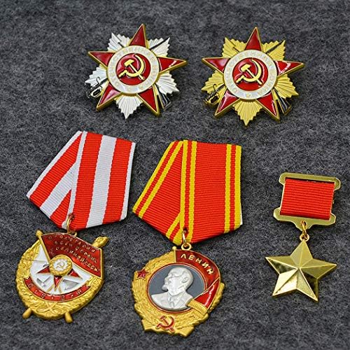 VANSP WW2 EUA Ordem da Coleta de Reprodução de Medalha Militar de Medalha da URSS Ordem da Ordem de Prêmio Patriótico Pinos