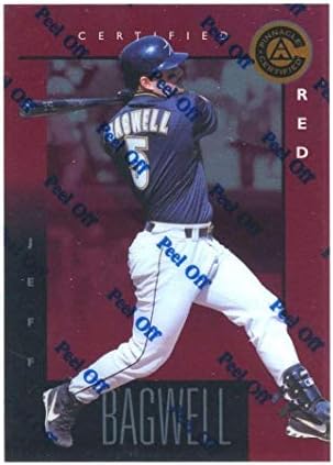 1998 Pinnacle Certified Red 44 Jeff Bagwell Teste de falência Emissão de novato Astros - Cartões de beisebol não assinados