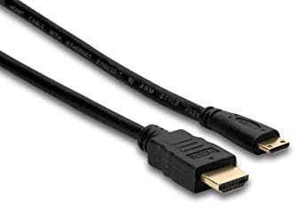 HOSA HDMC406 HDMI de alta velocidade de 6 pés para HDMI Mini Cable com Ethernet